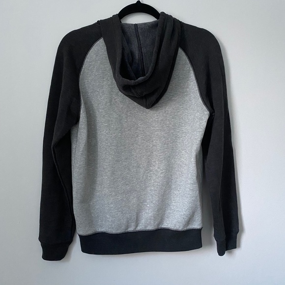 GAP Gray Contrast Zip Up Long Sleeve Hooded Jacket - Picture 5 of 5